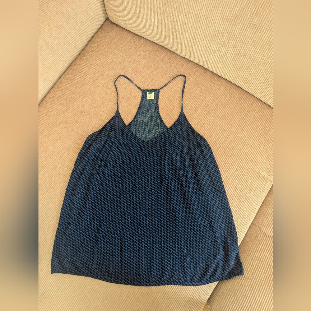 Old Navy Blue And Black Tank Top